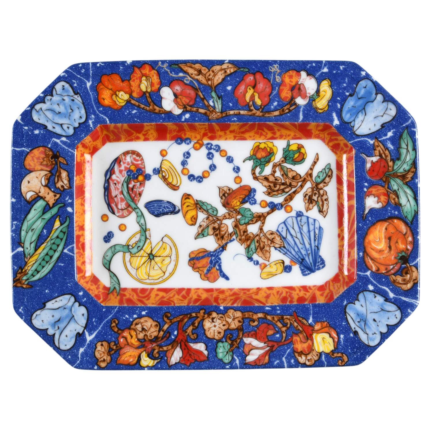 Marqueterie Pickle Dish by Hermes-1