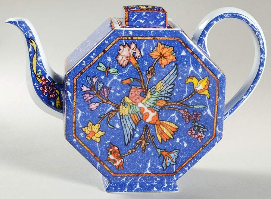 Marqueterie Tea/Coffee Pot & Lid by Hermes-1