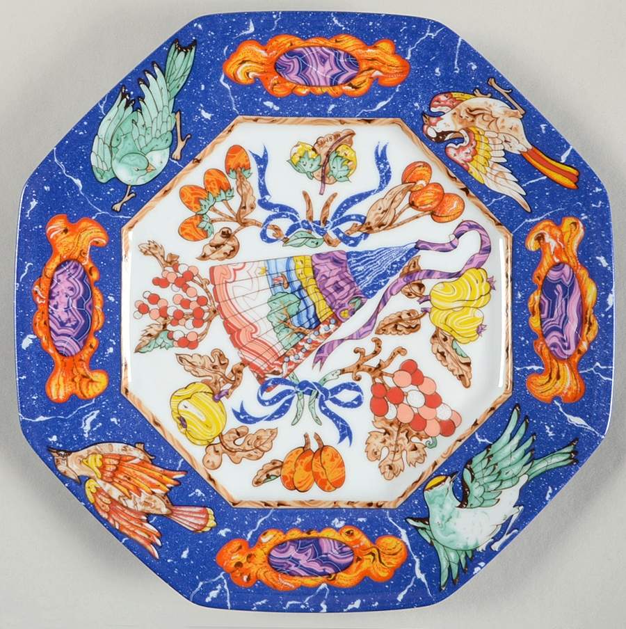 Marqueterie Luncheon Plate by Hermes-1