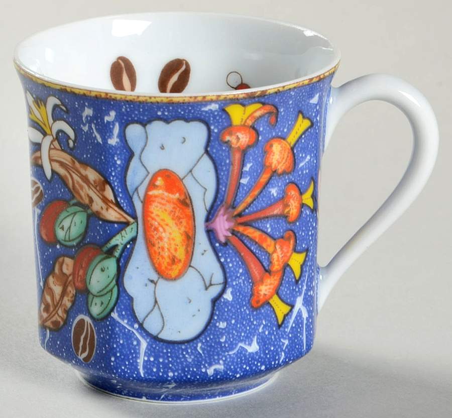 Marqueterie Flat Demitasse Cup by Hermes-1