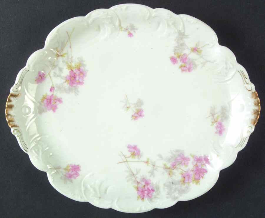 Schleiger 83 10" Oval Serving Platter by Haviland-1