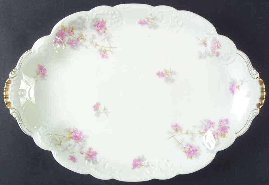 Schleiger 83 11" Shallow Oval Vegetable Bowl by Haviland-1