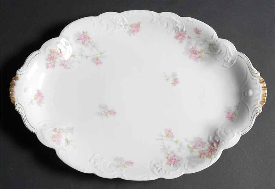 Schleiger 83 15" Oval Serving Platter by Haviland-1