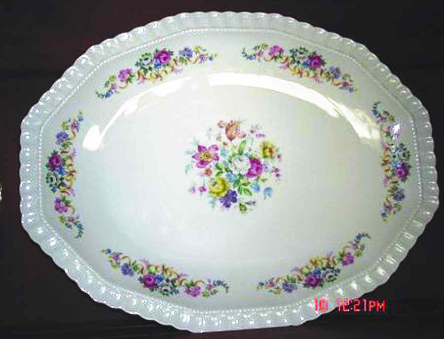 HCZ25 14" Oval Serving Platter by Haas-Czjzek Coronado-1