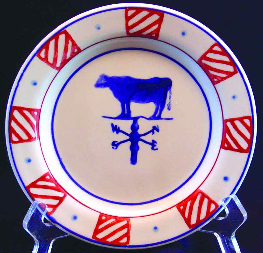 American Weathervane Salad Plate by Hartstone-1