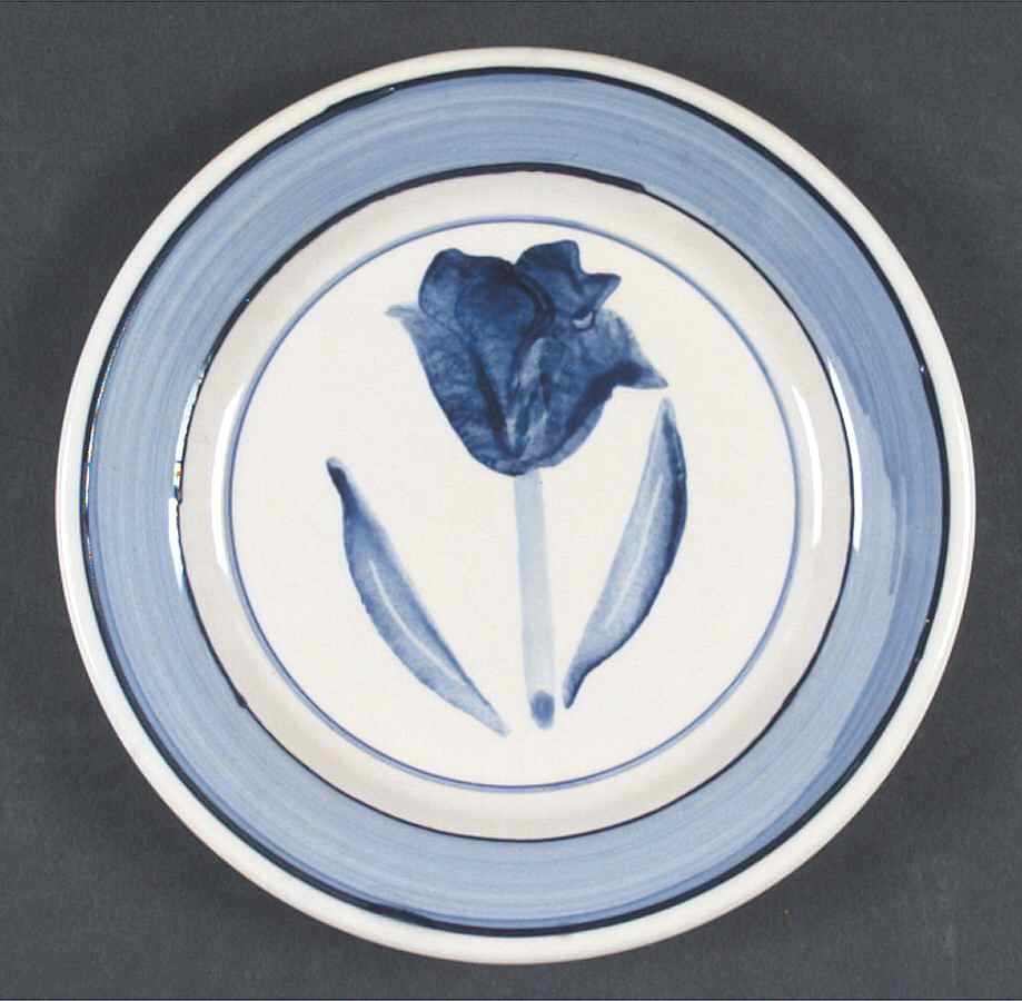 Blue Orchard Salad Plate by Hartstone-1