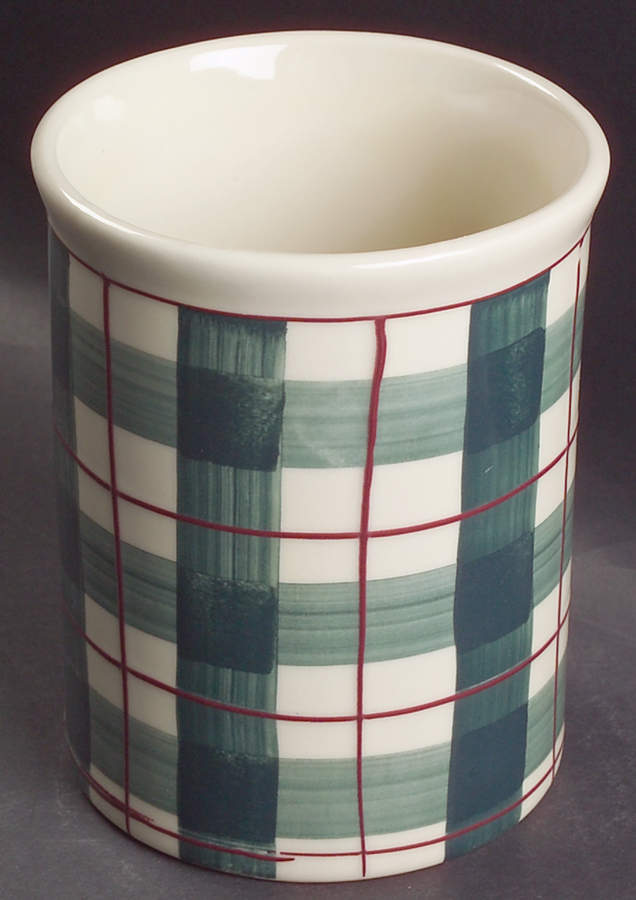 Buffalo Check Utensil Holder by Hartstone-1