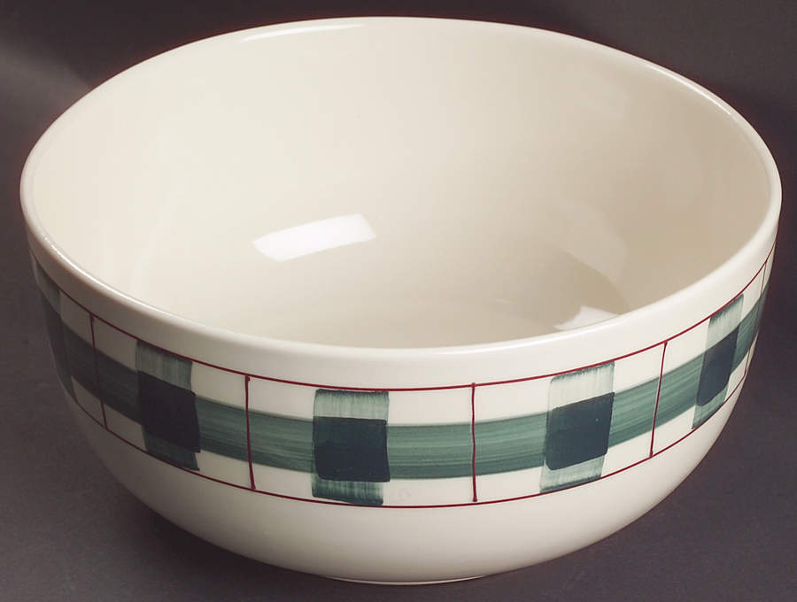 Buffalo Check 10" Large Salad Serving Bowl by Hartstone-1