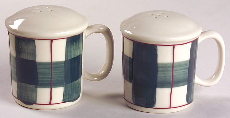 Buffalo Check Salt & Pepper Set by Hartstone-1