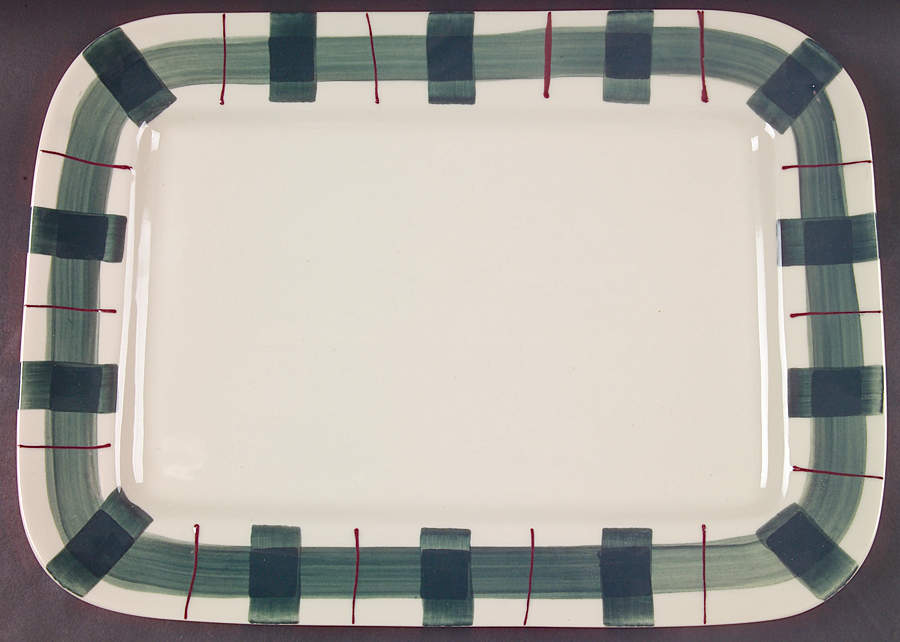 Buffalo Check 16" Rectangular Serving Platter by Hartstone-1