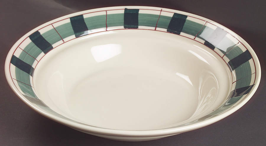 Buffalo Check 14" Pasta Serving Bowl by Hartstone-1