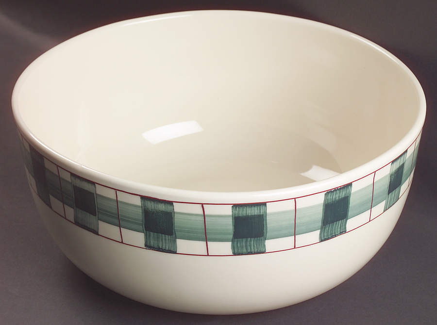 Buffalo Check 12" Mixing Bowl by Hartstone-1
