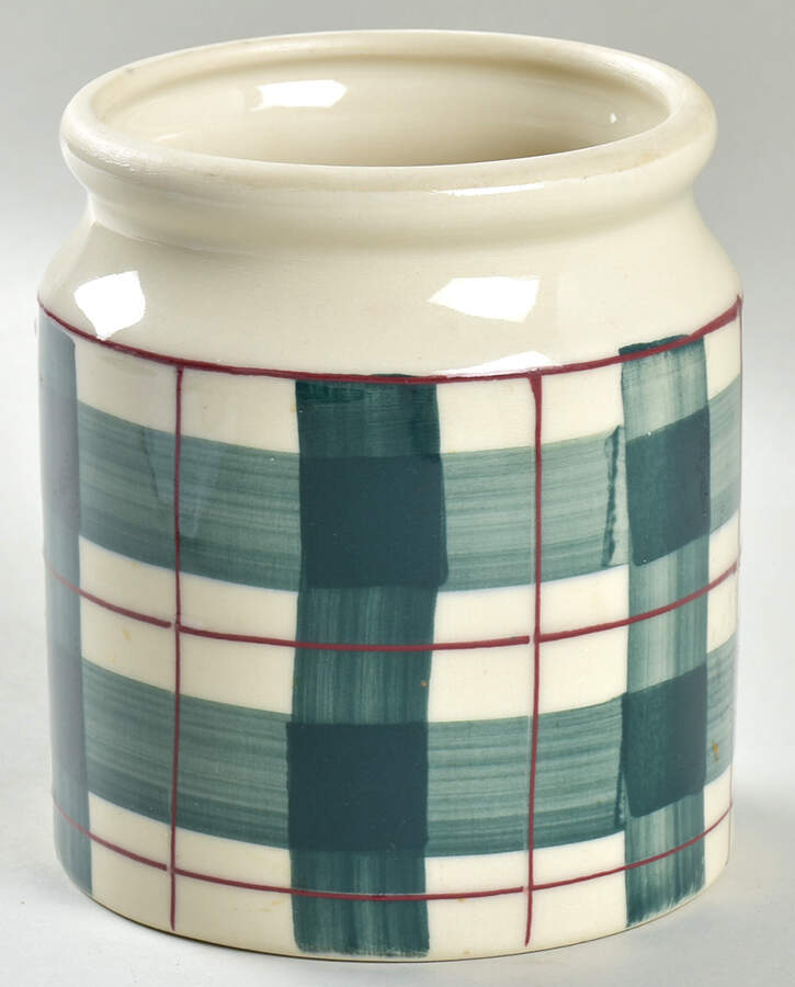 Buffalo Check Small Canister No Lid by Hartstone-1