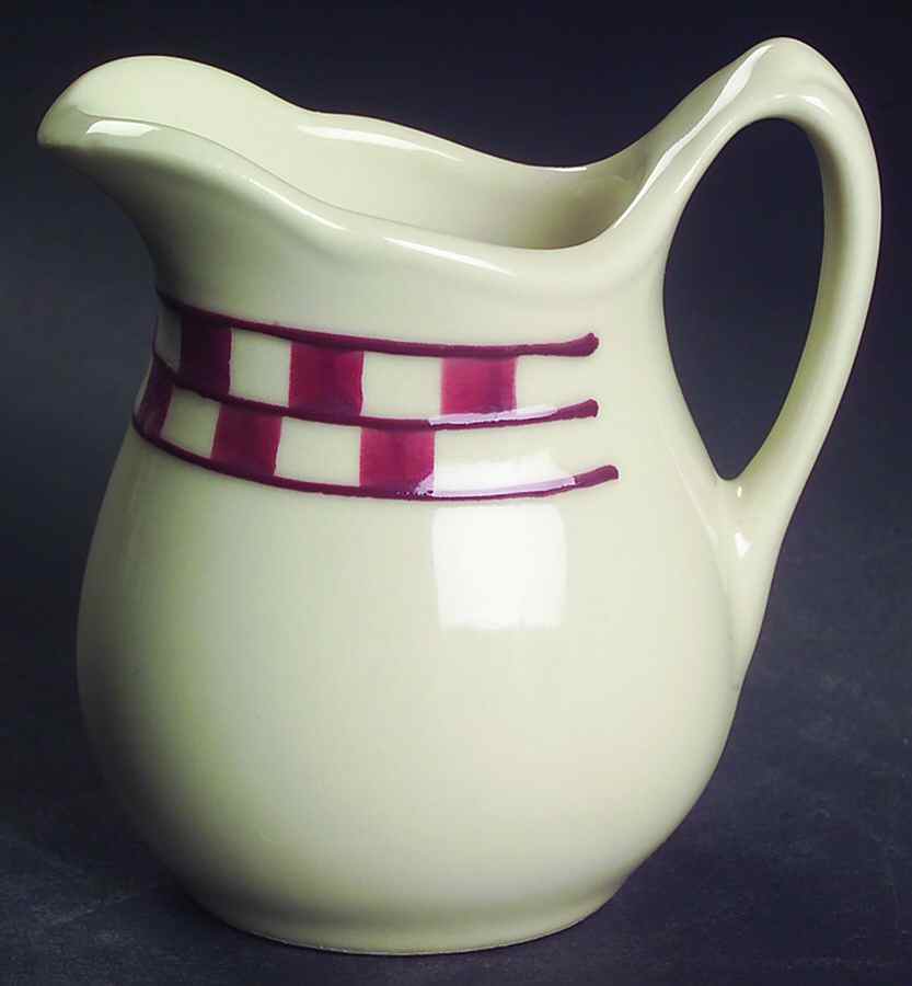 Red Checks Creamer by Hartstone-1