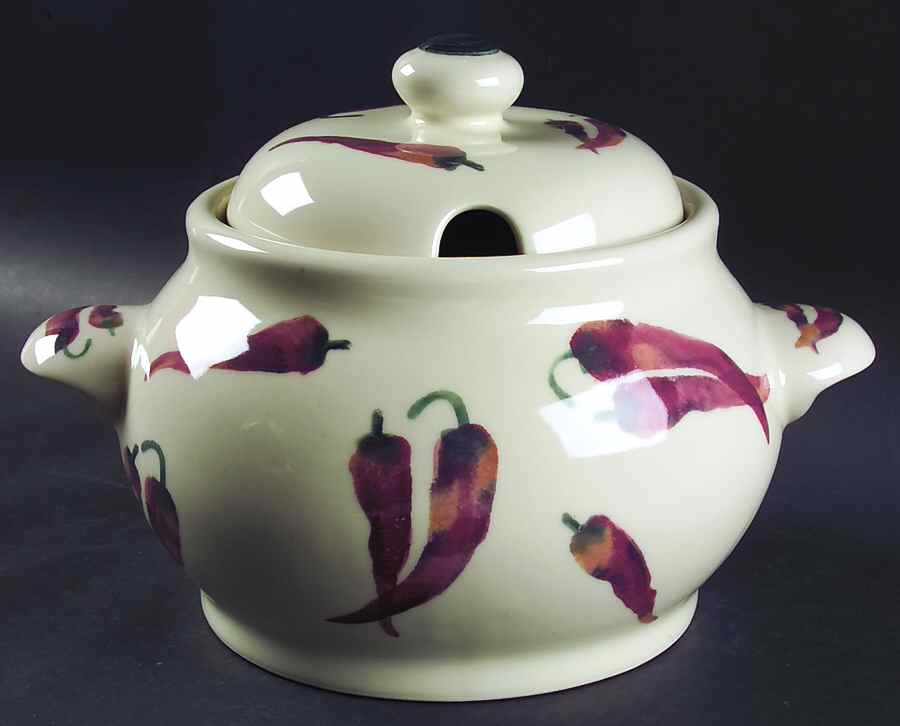 Chili Peppers Tureen &  Lid by Hartstone-1