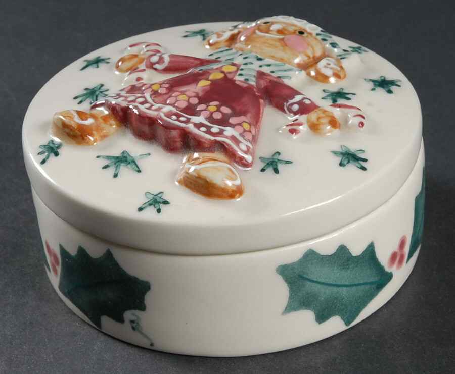 Christmas Traditions 4" Round Box & Lid by Hartstone-1