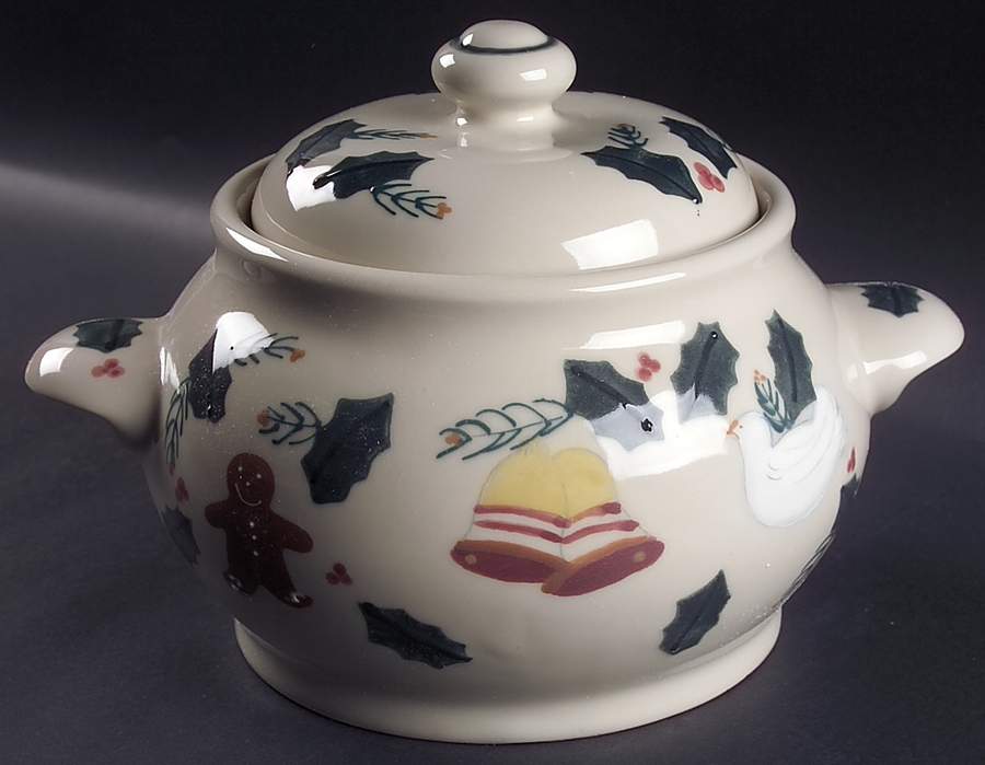Christmas Traditions Tureen &  Lid by Hartstone-1