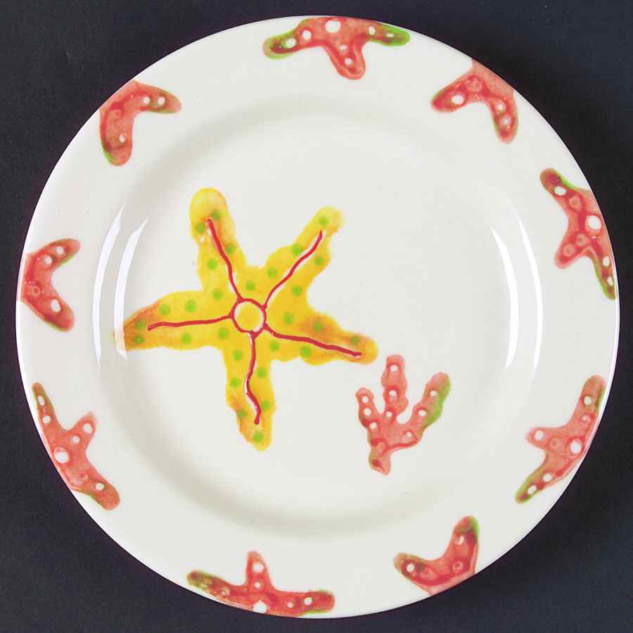 Coral Reef Salad Plate by Hartstone-1