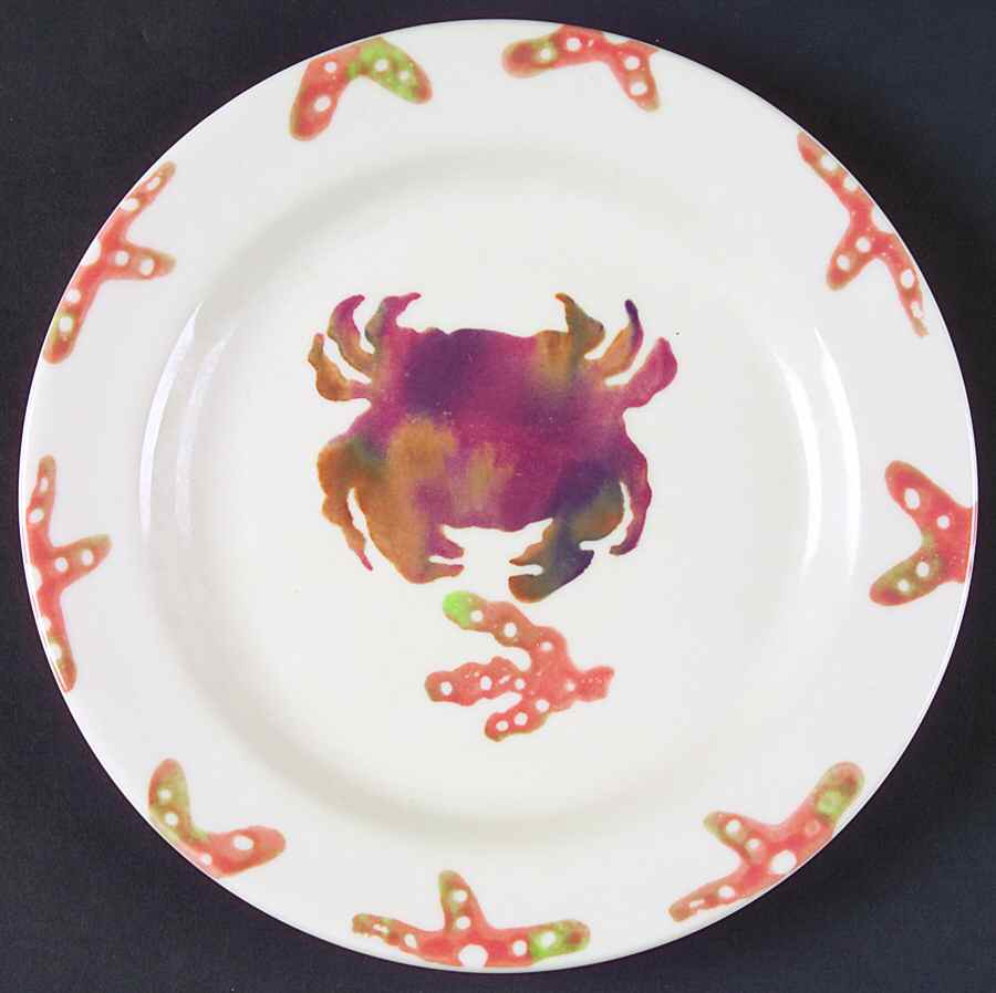 Coral Reef Salad Plate by Hartstone-1