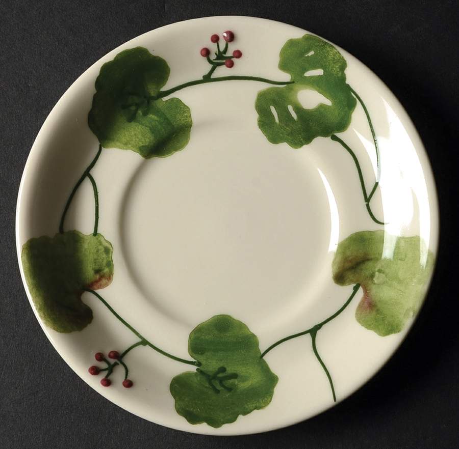 Geranium Saucer by Hartstone-1