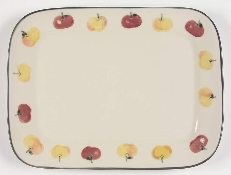 Golden Delicious 12" Rectangular Serving Platter by Hartstone-1