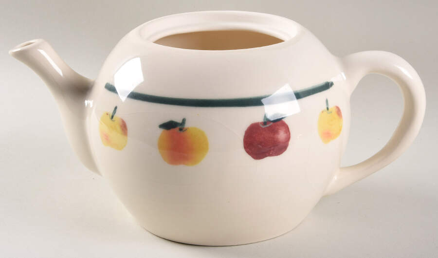 Golden Delicious Teapot No Lid by Hartstone-1
