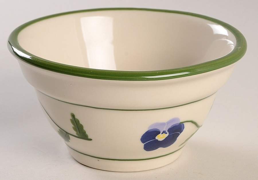 Pansy 5" Ribbed Mixing Bowl by Hartstone-1