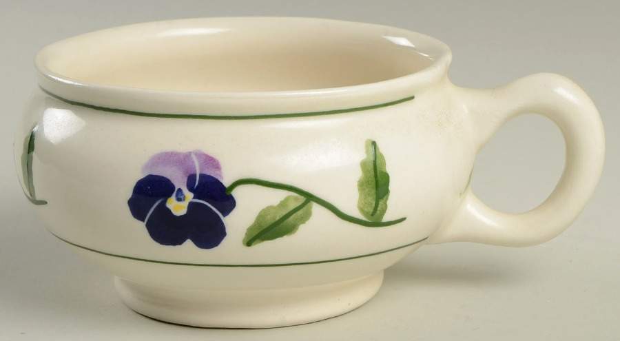 Pansy Soup Mug by Hartstone-1