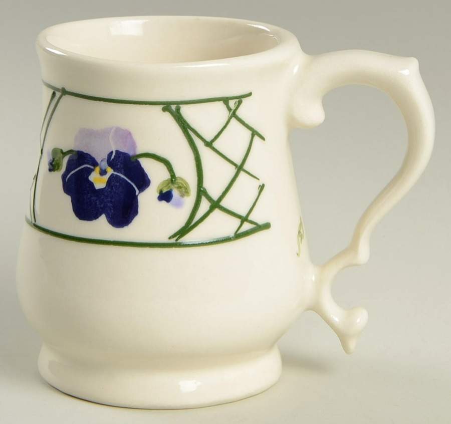 Pansy Footed Mug by Hartstone-1