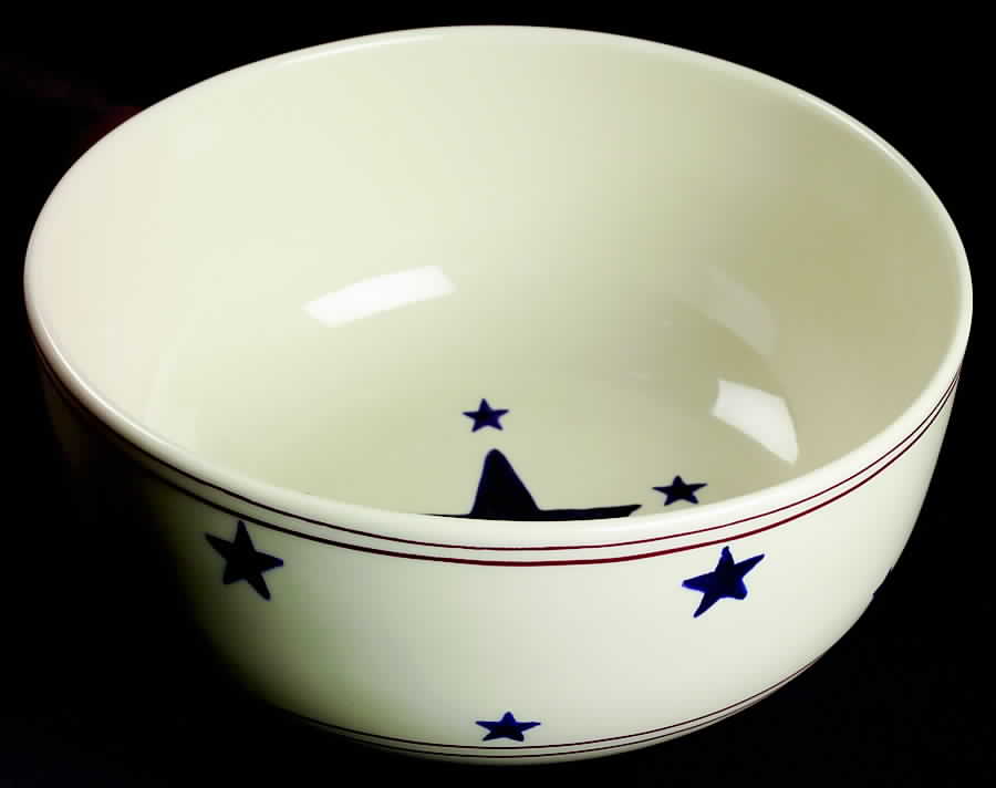 Stars & Stripes 10" Large Salad Serving Bowl by Hartstone-1
