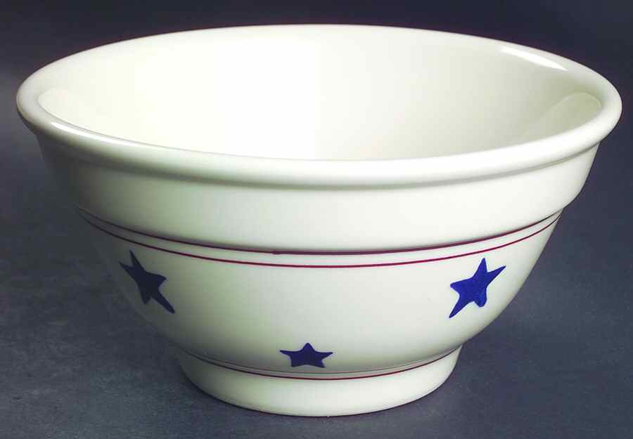 Stars & Stripes 7" Ribbed Mixing Bowl by Hartstone-1