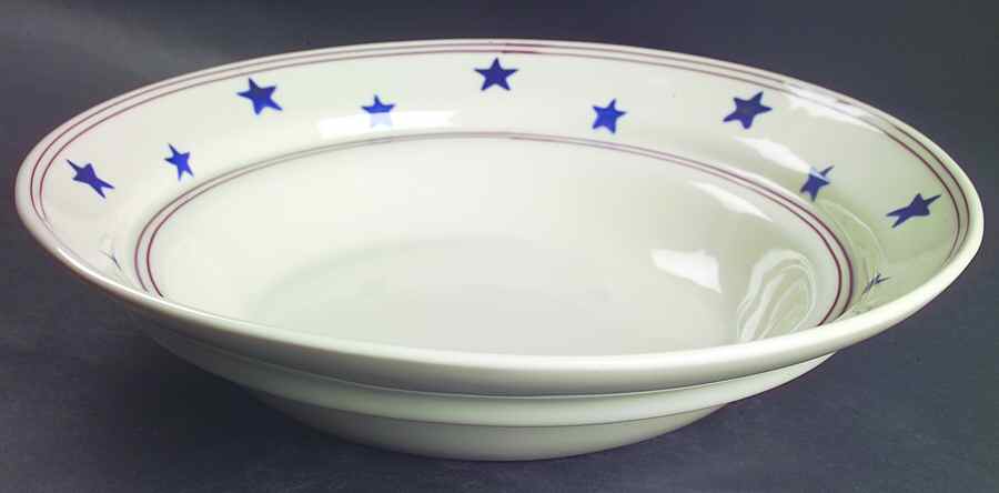 Stars & Stripes 14" Pasta Serving Bowl by Hartstone-1