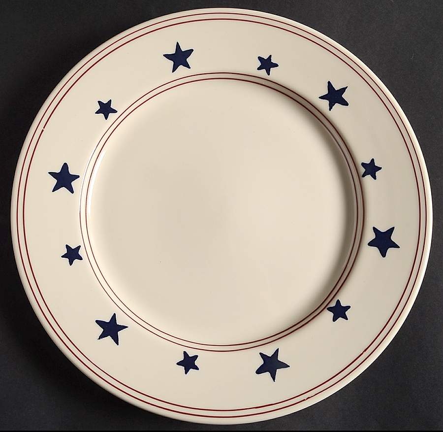 Stars & Stripes Service Plate (Charger) by Hartstone-1