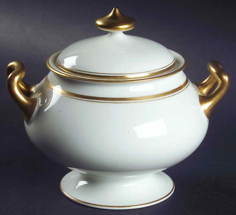 H703 Sugar Bowl & Lid by Haviland-1