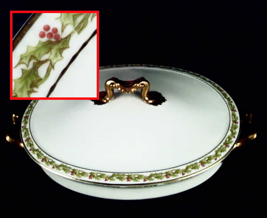 Schleiger 1191 Oval Covered Vegetable by Haviland-1