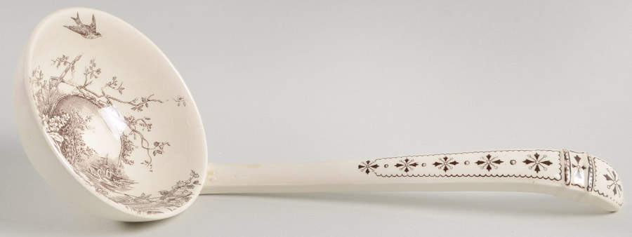 Rustic Tureen Ladle by Hill Pottery-1
