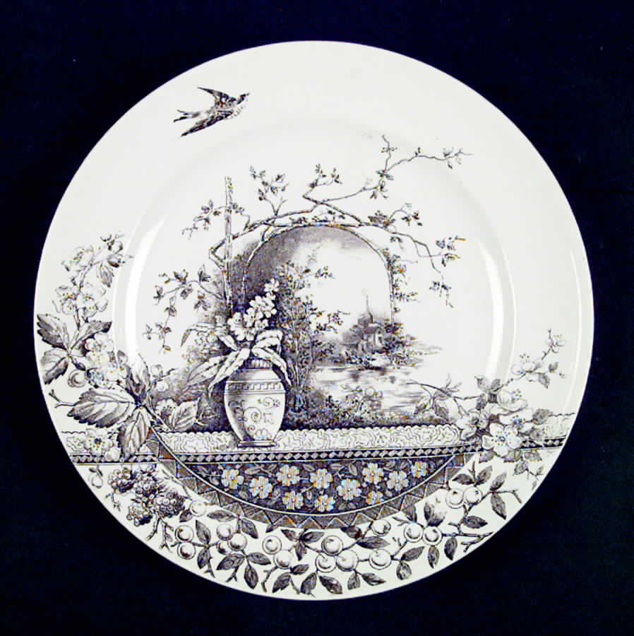Rustic Dinner Plate by Hill Pottery-1