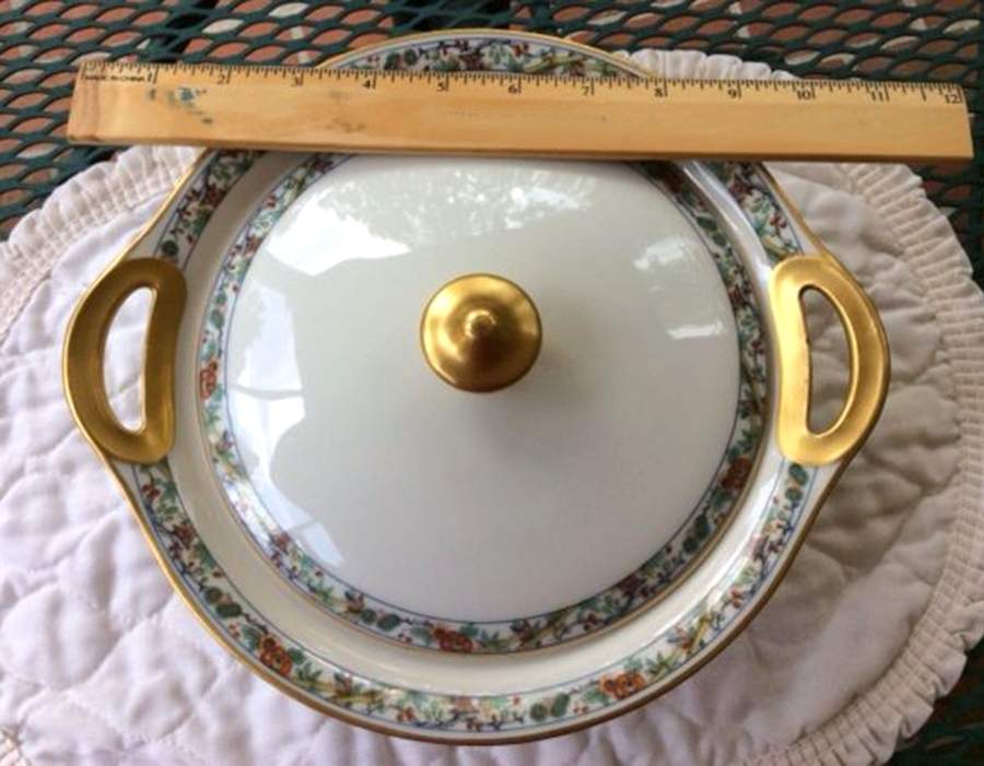 H3595 Round Covered Vegetable by Haviland-1