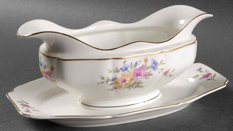16257 Gravy Boat with Attached Underplate by Heinrich - H&C-1