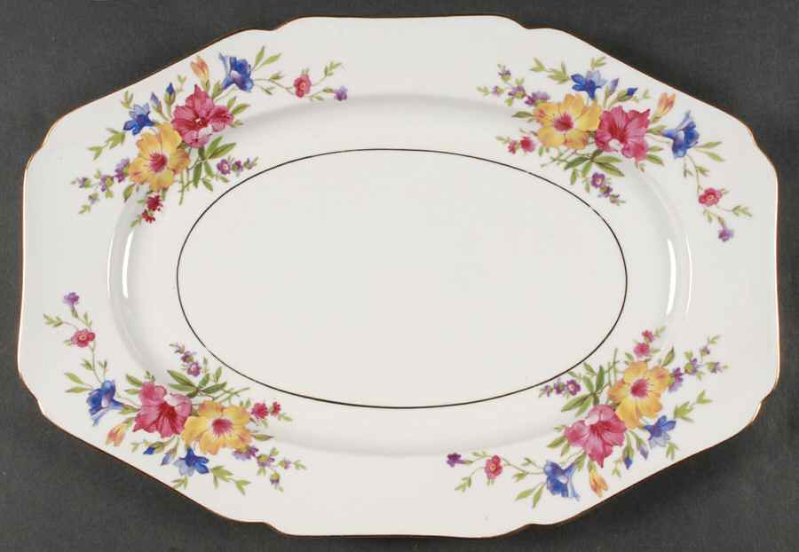 16257 14" Oval Serving Platter by Heinrich - H&C-1