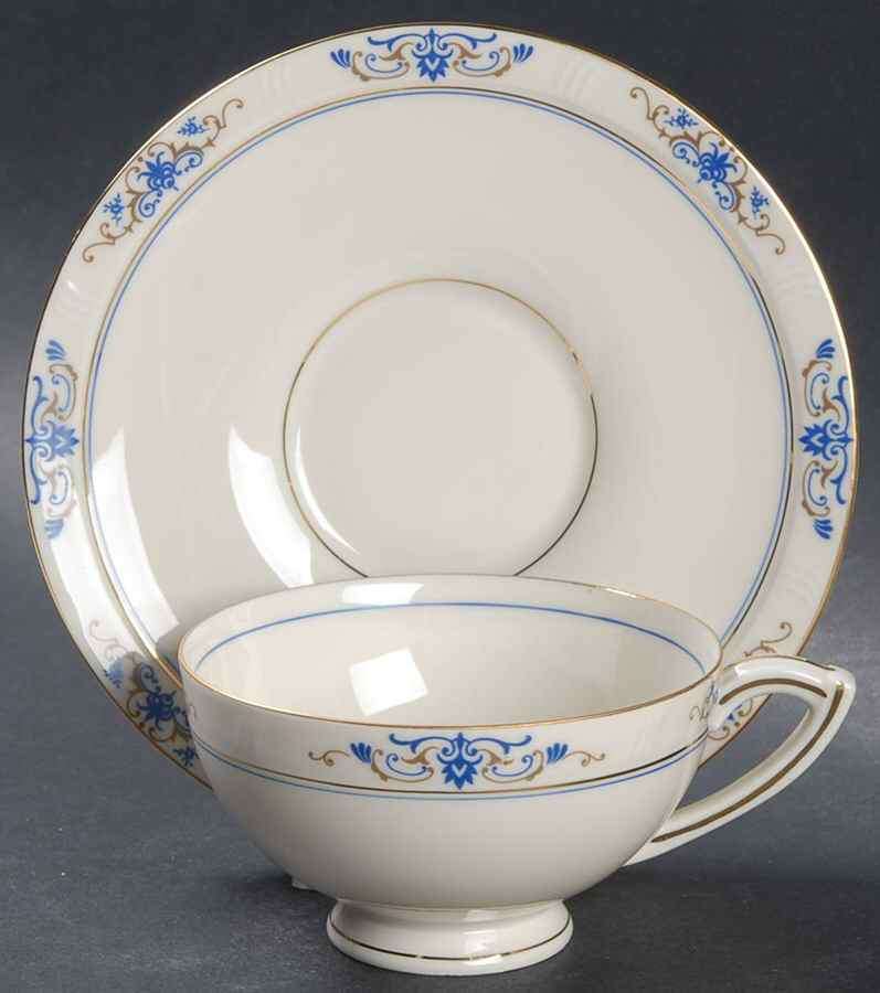Eleonore Footed Cup & Saucer Set by Haas-Czjzek Coronado-1