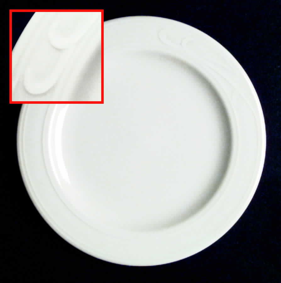 Lyrica (No Trim) Bread & Butter Plate by Homer Laughlin -1
