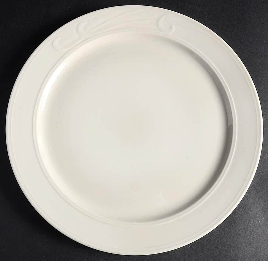 Lyrica (No Trim) 12" Chop Plate (Round Platter) by Homer Laughlin -1