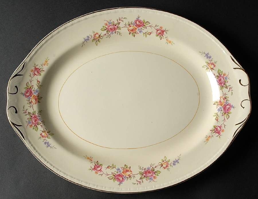 G3512 15" Oval Serving Platter by Homer Laughlin -1