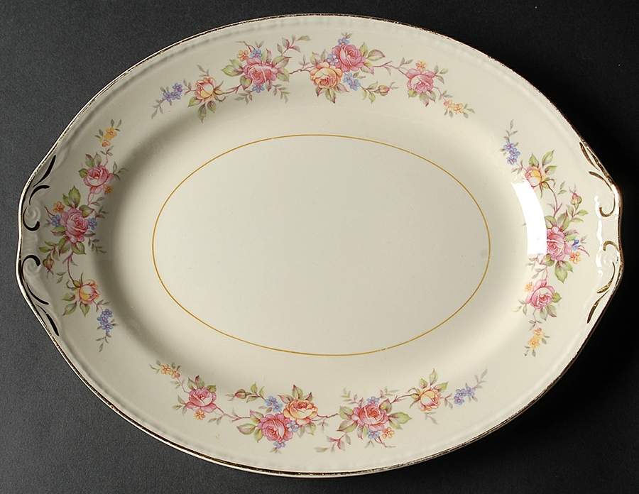 G3512 11" Oval Serving Platter by Homer Laughlin -1