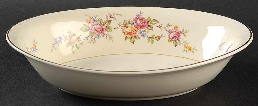 G3512 9" Oval Vegetable Bowl by Homer Laughlin -1