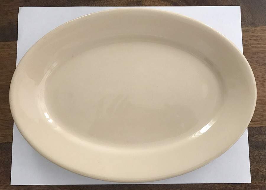 HLC881 10" Oval Serving Platter by Homer Laughlin -1