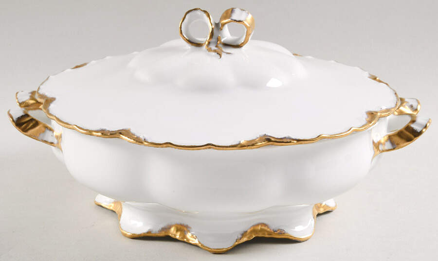 H722 Round Covered Vegetable by Haviland-1