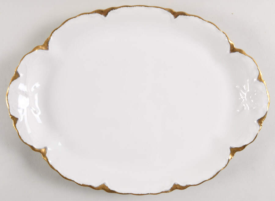 H722 13" Oval Serving Platter by Haviland-1