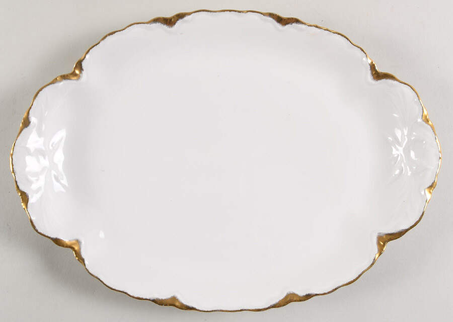 H722 11" Oval Serving Platter by Haviland-1